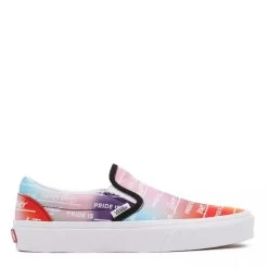 Vans Pride Classic Slip-On In Rainbow/True White
