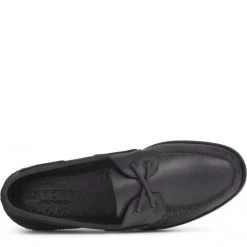 Sperry Men's Authentic Original Leather Boat Shoe In Black 9 Sperry Men's Authentic Original Leather Boat Shoe In Black -Chic Shoe Specialty Store 0836981 3 1100x