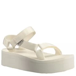 Teva Women's Universal Flatform In Bright White 8 Teva Women's Universal Flatform In Bright White -Chic Shoe Specialty Store 0 1 010 2 2 1100x