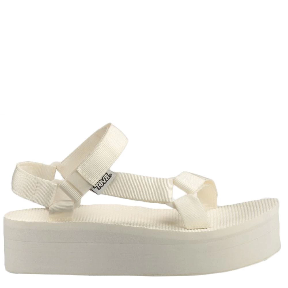 Teva Women's Universal Flatform In Bright White 3 Teva Women's Universal Flatform In Bright White