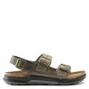 Birkenstock Men's Milano CT Oiled Leather In Faded Khaki