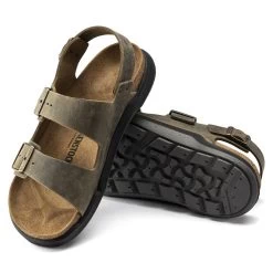 Birkenstock Men's Milano CT Oiled Leather In Faded Khaki -Chic Shoe Specialty Store 1018427 510w 3 1100x