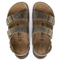 Birkenstock Men's Milano CT Oiled Leather In Faded Khaki -Chic Shoe Specialty Store 1018427 510w 4 1100x