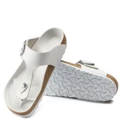 Birkenstock Women's Big Buckle Gizeh Leather In White 8 Birkenstock Women's Big Buckle Gizeh Leather In White -Chic Shoe Specialty Store 1018885 3 1100x