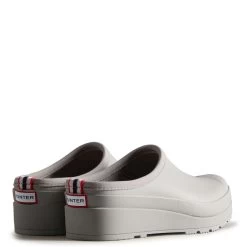 Hunter Women's Play Clogs In Zinc Grey -Chic Shoe Specialty Store 1054 4 1100x