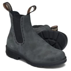 Blundstone Women's Original Hi Top 1630 In Rustic Black -Chic Shoe Specialty Store 1630 3 1100x