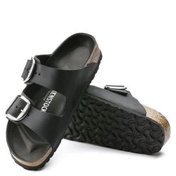 Birkenstock Women's Arizona Big Buckle Oiled Leather In Black (Narrow Width) -Chic Shoe Specialty Store 1 0 1011075 4 1100x