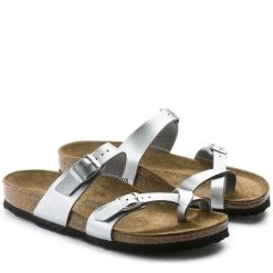 Birkenstock Mayari Birko-Flor In Silver 8 Birkenstock Mayari Birko-Flor In Silver -Chic Shoe Specialty Store 1 0 1045 birkenstock mayari birko flor 71083 silver 3 1100x