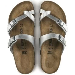 Birkenstock Mayari Birko-Flor In Silver 9 Birkenstock Mayari Birko-Flor In Silver -Chic Shoe Specialty Store 1 0 1045 birkenstock mayari birko flor 71083 silver 4 1100x