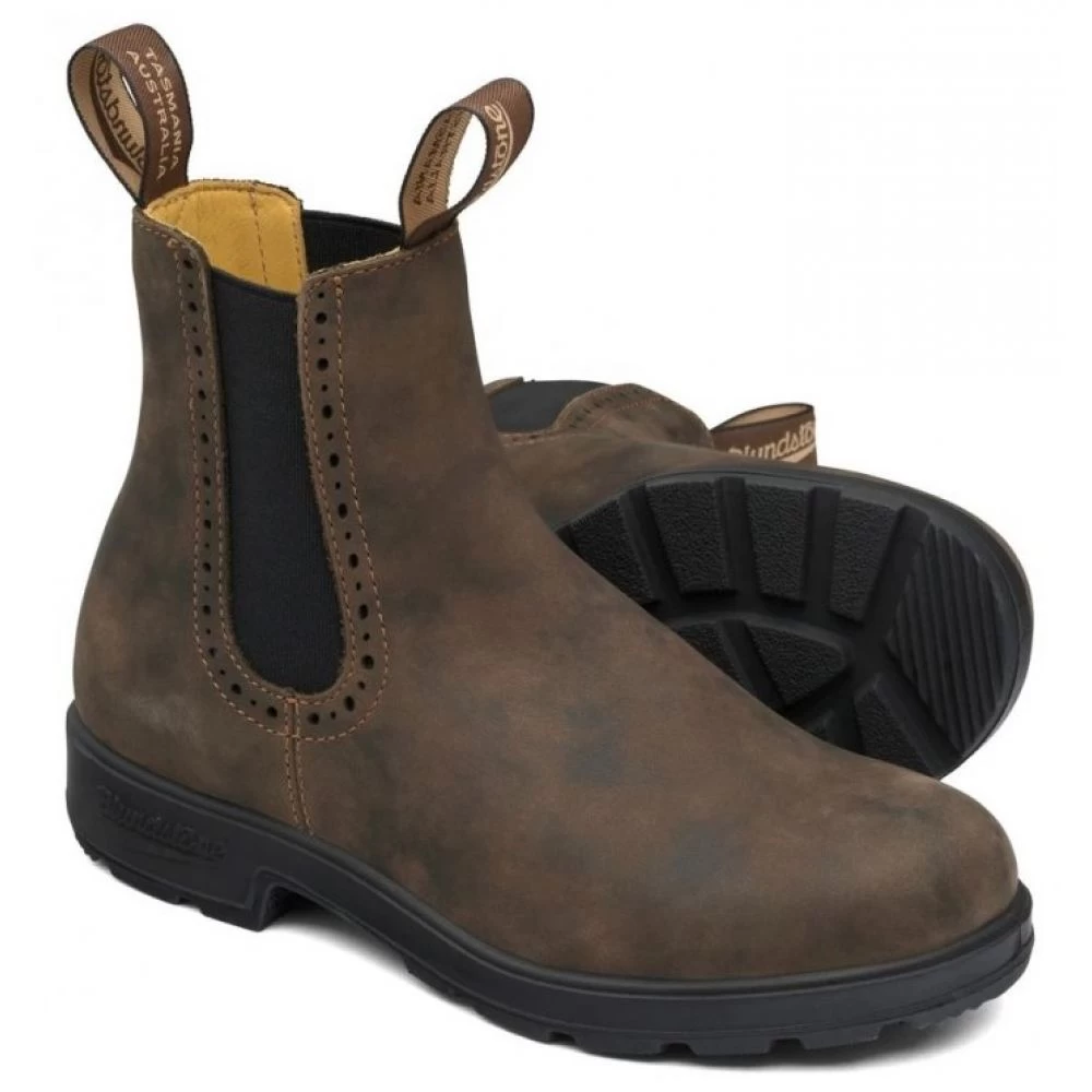 Blundstone Women's Original Hi Top 1351 In Rustic Brown 5 Blundstone Women's Original Hi Top 1351 In Rustic Brown - Image 3