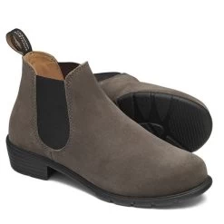 Blundstone Women's Series Low Heel 2173 In Dark Grey Suede -Chic Shoe Specialty Store 2173 1071 3 1100x