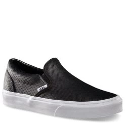 Vans Perf Leather Slip-On In Black 8 Vans Perf Leather Slip-On In Black -Chic Shoe Specialty Store 2 3 2394 vans classic slip on perf leaather black 2 3 1100x