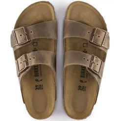 Birkenstock Arizona Oiled Leather In Tobacco Brown -Chic Shoe Specialty Store 3 5 352203 top 1 1100x