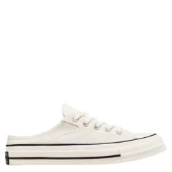 Converse Chuck 70 Mule Recycled Canvas In Egret/Egret/Black
