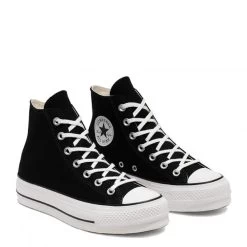 Converse Women's Chuck Taylor All Star Canvas Platform Hi In Black/White/White -Chic Shoe Specialty Store 560845c d 08x1 2 1100x