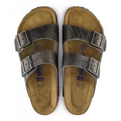 Birkenstock Arizona Softbed Oiled Leather In Iron -Chic Shoe Specialty Store 5 5 552801 top 1100x