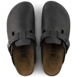 Birkenstock Men's Boston Oiled Leather In Black -Chic Shoe Specialty Store 5 9 59463 top 1100x