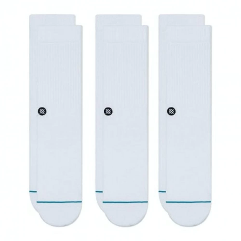 Stance Icon 3 Pack In White 3 Stance Icon 3 Pack In White