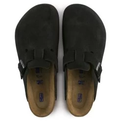 Birkenstock Boston Softbed Suede Leather In Black 8 Birkenstock Boston Softbed Suede Leather In Black -Chic Shoe Specialty Store 660471 3 1100x