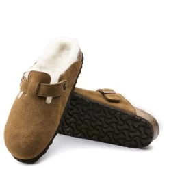 Birkenstock Boston Shearling In Mink -Chic Shoe Specialty Store BI 1001140 508W 3 1100x
