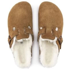 Birkenstock Boston Shearling In Mink -Chic Shoe Specialty Store BI 1001140 508W 4 1100x