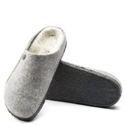 Birkenstock Men's Zermatt Shearling Wool Felt In Light Grey -Chic Shoe Specialty Store BI 1015092 2100 4 1100x