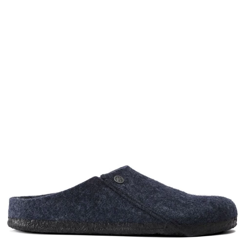 Birkenstock Men's Zermatt Shearling Wool Felt In Dark Blue 3 Birkenstock Men's Zermatt Shearling Wool Felt In Dark Blue