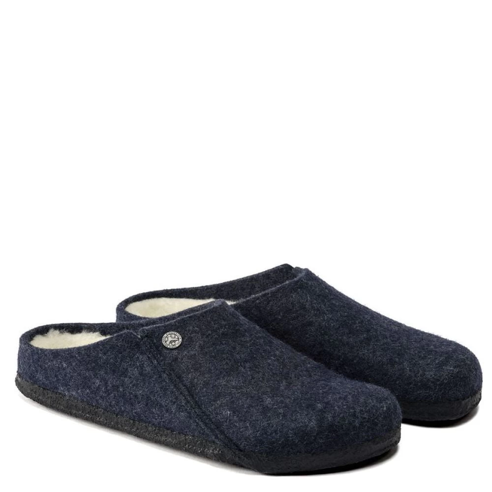 Birkenstock Men's Zermatt Shearling Wool Felt In Dark Blue 4 Birkenstock Men's Zermatt Shearling Wool Felt In Dark Blue - Image 2
