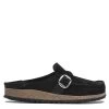 Birkenstock Buckley Suede Leather In Black (Narrow Width) -Chic Shoe Specialty Store BI 1017826 2073 1 1100x