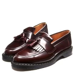 Solovair Tassel Loafer In Burgundy Rub-Off 8 Solovair Tassel Loafer In Burgundy Rub-Off -Chic Shoe Specialty Store SV 1022 BUR 120 3 1100x