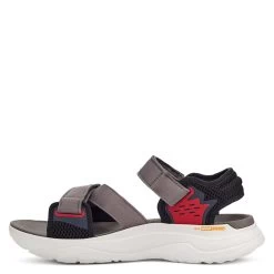 Teva Men's Zymic In Grey/Red -Chic Shoe Specialty Store TE 1124049 GRYR 90 3 1100x
