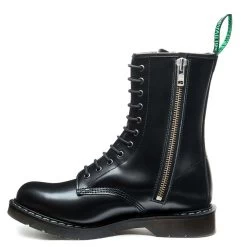 Solovair 11 Eye Zip Derby Boot In Black Hi-Shine -Chic Shoe Specialty Store WhatsAppImage2022 10 04at11.40.00AM 2 1100x