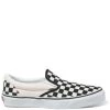 Vans Checkerboard Slip-On In Black/Off White -Chic Shoe Specialty Store b b vans classic slip ons 0eyebww 1100x