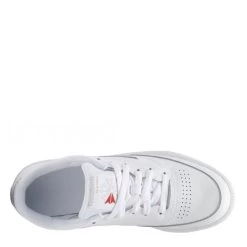 Reebok Women's Club C 85 In White/Sheer Grey -Chic Shoe Specialty Store bs7685 ftw photo top portrait white 1100x