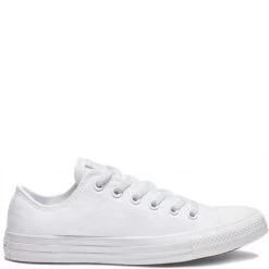 Converse Chuck Taylor All Star Mono Canvas Low Top In White Mono