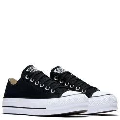 Converse Women's Chuck Taylor All Star Lift Low Top In Black