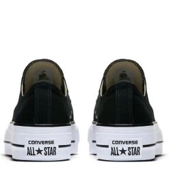 Converse Women's Chuck Taylor All Star Lift Low Top In Black -Chic Shoe Specialty Store c o convers chuck taylor all star lift low top black 560250c 6 1100x