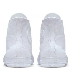 Converse Chuck Taylor All Star Mono Canvas High Top In White Monochrome -Chic Shoe Specialty Store c o converse chuck taylor all star monochrome high top white 1u646 5 1100x