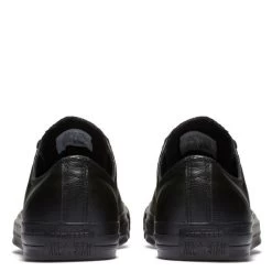Converse Chuck Taylor All Star Mono Leather Low Top In Black Monochrome 10 Converse Chuck Taylor All Star Mono Leather Low Top In Black Monochrome -Chic Shoe Specialty Store c o converse chuck taylor all star monochrome leather low top black 135253 5 1100x
