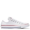 Converse Chuck Taylor All Star Leather Low Top In White -Chic Shoe Specialty Store c o converse taylor all star leather low top black 132173c 1 1 1100x