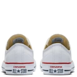 Converse Chuck Taylor All Star Leather Low Top In White -Chic Shoe Specialty Store c o converse taylor all star leather low top black 132173c 5 1100x