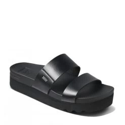 Reef Women's Cushion Vista Hi In Black/Black -Chic Shoe Specialty Store ci4710 main 1100x