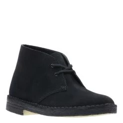 Clarks Women's Desert Boot In Black Suede -Chic Shoe Specialty Store cl 26155524 1346 2 1100x