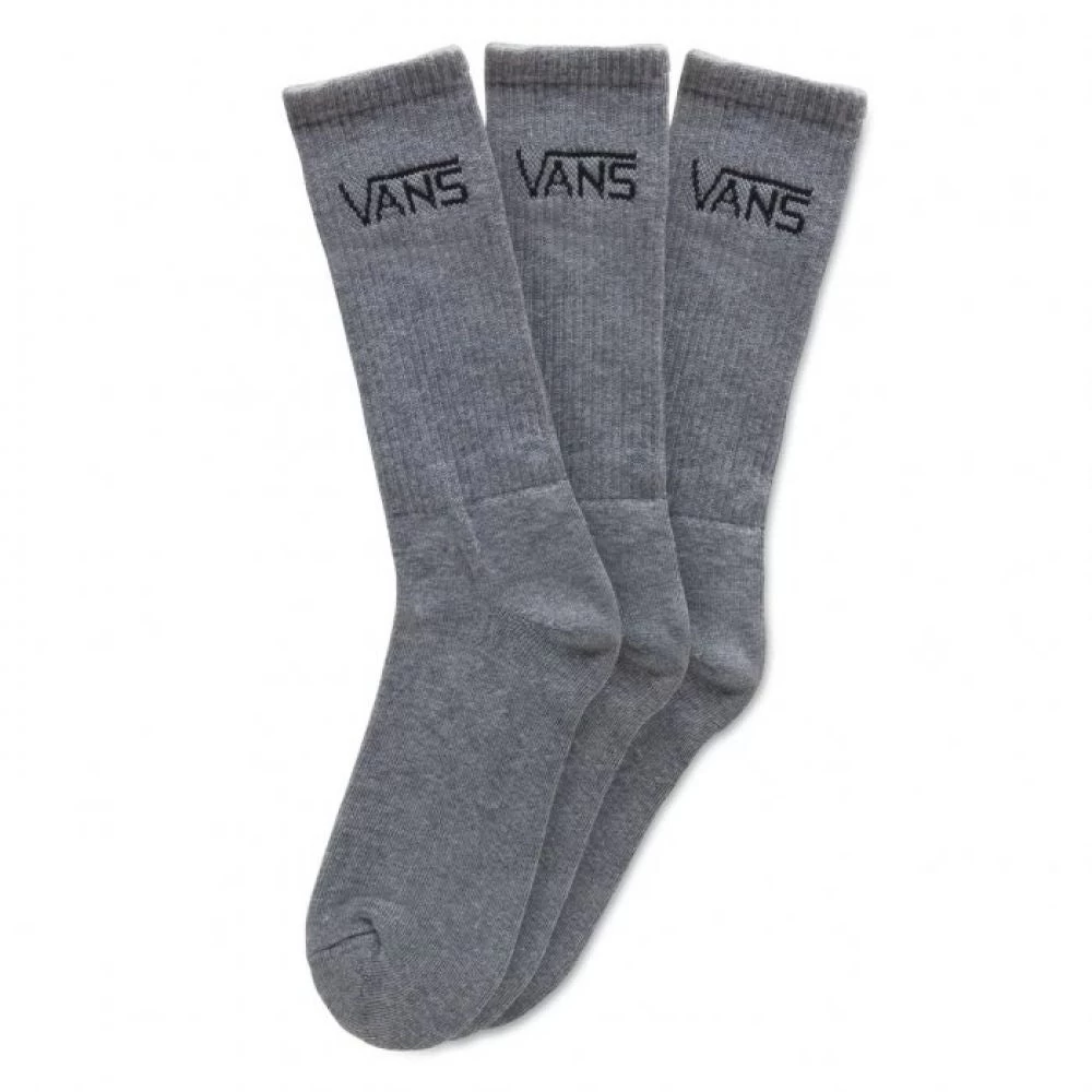 Vans Classic Crew Sock In Heather Grey (Large) 3 Vans Classic Crew Sock In Heather Grey (Large)