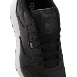 Reebok Women's Classic SP Vegan In Core Black/Pure Grey 7 10 Reebok Women's Classic SP Vegan In Core Black/Pure Grey 7 -Chic Shoe Specialty Store gx8692 8 footwear photography detail view 2 white 1100x
