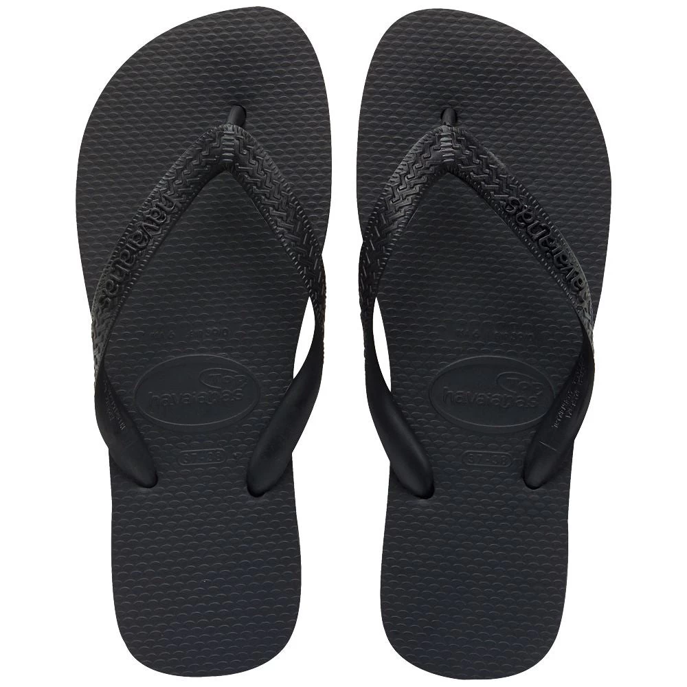 Havaianas Women's Top Flip Flop In Black 3 Havaianas Women's Top Flip Flop In Black