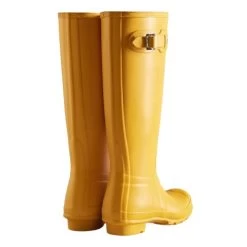 Hunter Women's Original Tall Rain Boots In Yellow 7 Hunter Women's Original Tall Rain Boots In Yellow -Chic Shoe Specialty Store ht wft1000rma ryl k 3 1100x