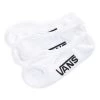 Vans Classic Super No Show Sock In White (Large)