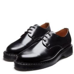 Solovair Gibson Shoe In Black Hi-Shine -Chic Shoe Specialty Store s3995bkg 100 3 1100x