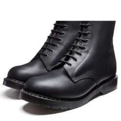 Solovair 8 Eye Derby Boot In Black Greasy 7 Solovair 8 Eye Derby Boot In Black Greasy -Chic Shoe Specialty Store s8551bgg 105 3 1100x